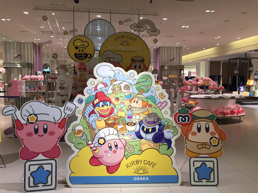 O Kirby Café já está aberto em Osaka. A unidade de Tóquio tem abertura marcada para esta sexta-feira (26)