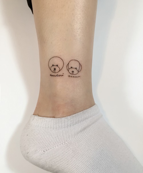 O estúdio de tatuagem fica em Seul, na Coreia, e é comandado por um tatuador que se dedica a obras minimalistas