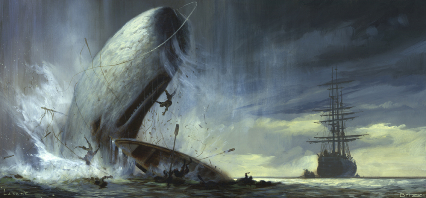 Sim! A baleia da obra de Herman Melville foi baseada em um animal real chamada Mocha Dick. Era uma baleia albina de 70 metros de comprimento que dizem ter destruído mais de 20 navios baleeiros. A baleia foi assim chamada ao ser descoberta na costa do Chile, perto de Mocha Dick