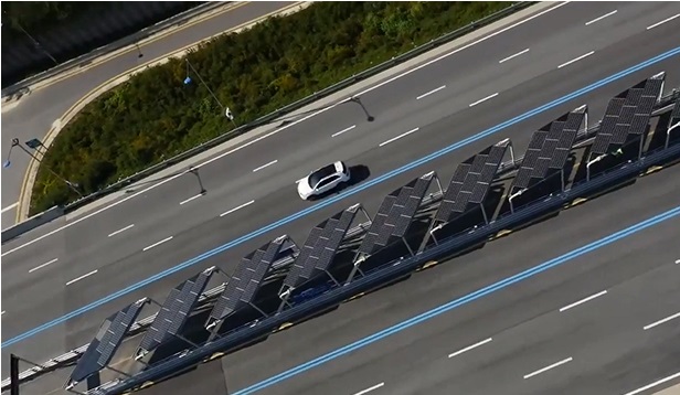 Essa ciclovia na Coreia do Sul é totalmente coberta por paneis de energia solar e liga as cidades Daejeon e Sejong