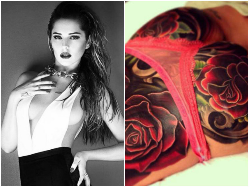 Cheryl Cole resolveu tatuar um monte de rosas no bumbum. Na época, recebeu mais críticas que elogios. Ela chegou a dizer que a tattoo custou mais do que um carro...