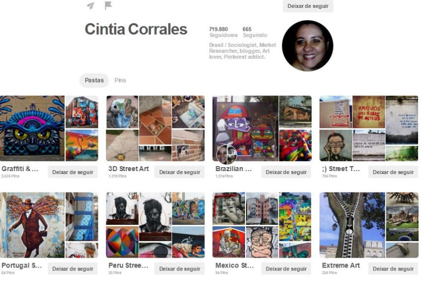 Cintia Corrales é socióloga e pesquisadora de mercado. Ela é viciada no Pinterest <a href=