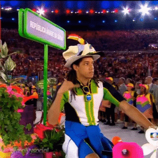 O famoso sinal do Ronaldinho chegou até nas olimpíadas