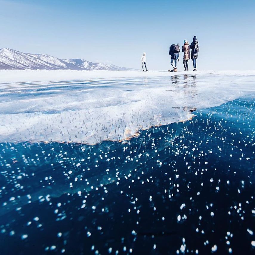 Fotógrafa passou três dias no Baikal para registrar esse verdadeiro espetáculo da natureza. Olha só!