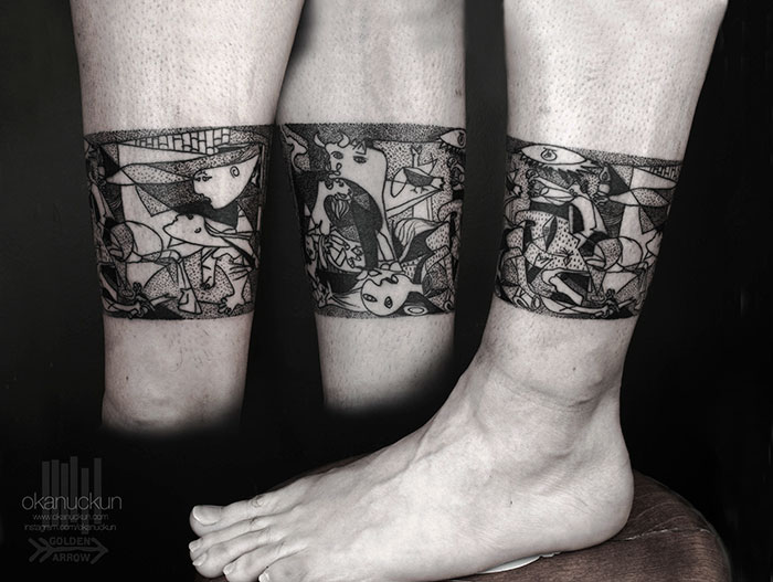 Essas tatuagens foram inspiradas em grandes nomes da arte