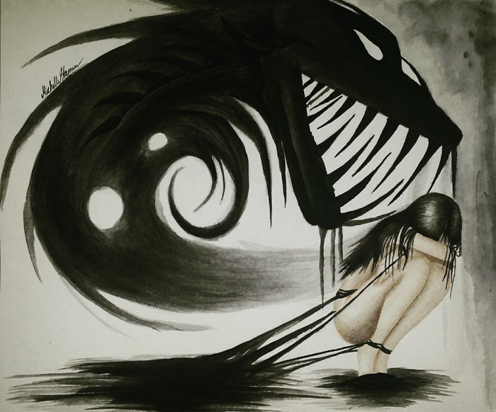 Artistas ilustram como é viver com depressão