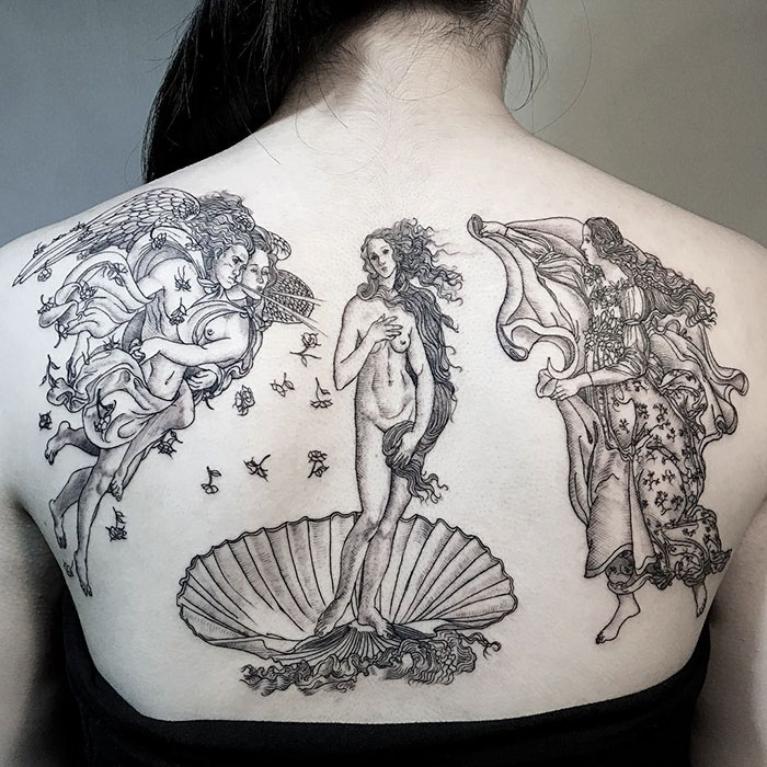 Essas tatuagens foram inspiradas em grandes nomes da arte
