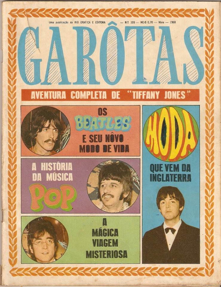 A capa da revista Garôtas de 1968.