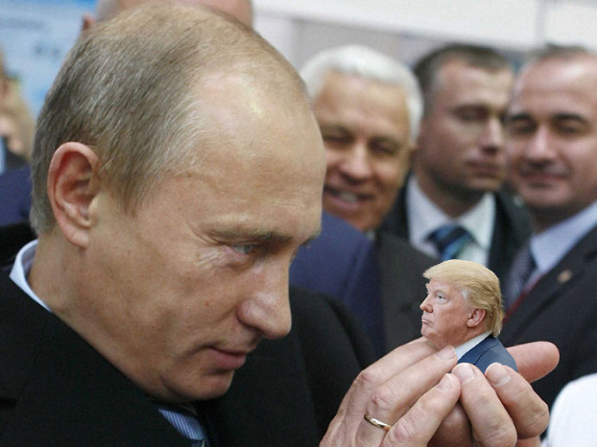 Montagens com miniaturas de Donald Trump viram febre
