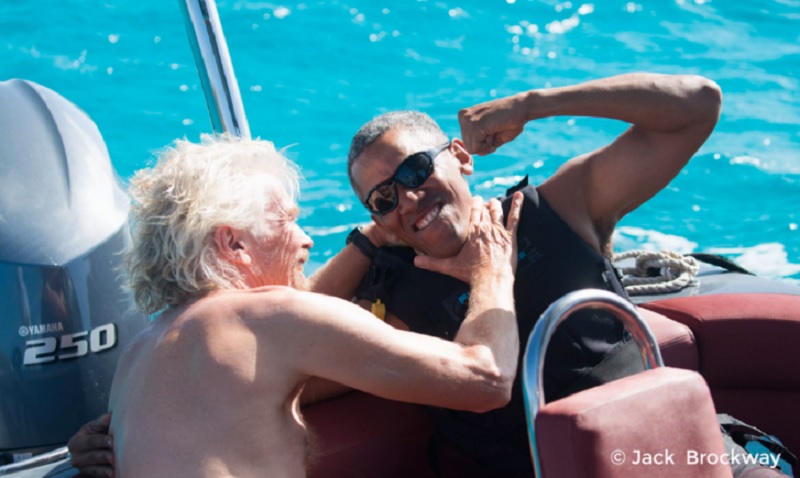 Barack Obama curte férias nas Ilhas Virgens