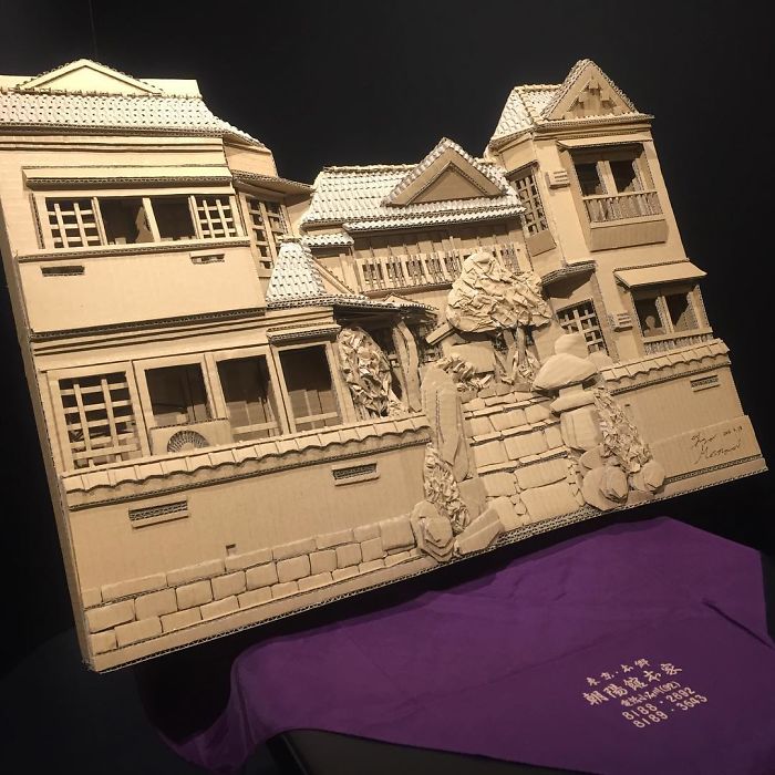 Monomi Ohno transforma simples caixas em esculturas e objetos incríveis