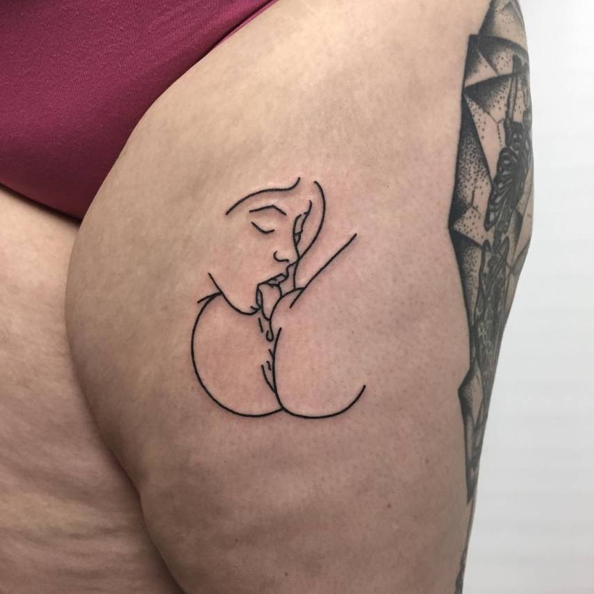 Arte do tatuador canadense mescla sensualidade e discrição na medida certa