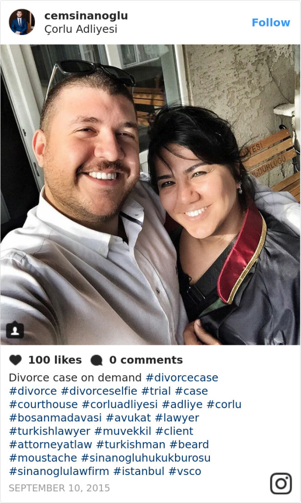 Ex-casais estão postando selfies de divórcio