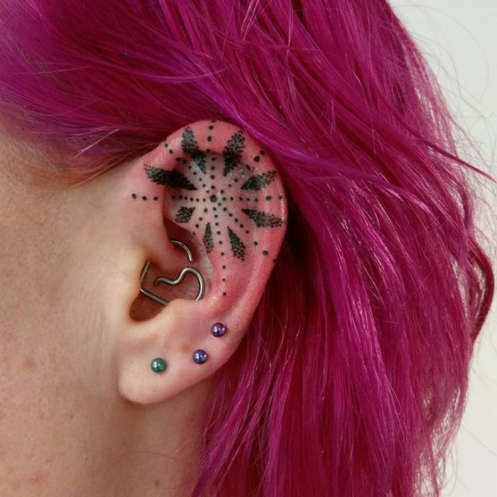 Ideias para quem sonha em tatuar a orelha!