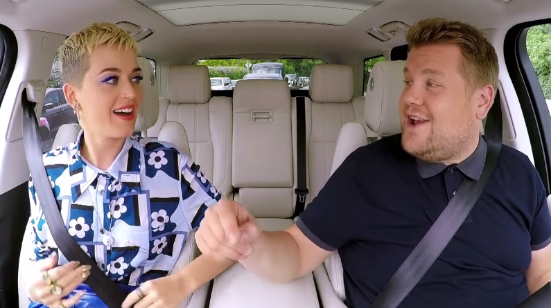 Katy Perry participou do Carpool Karaoke com James Corden