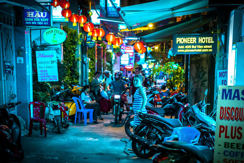 Cidade de Saigon, no Vietnã