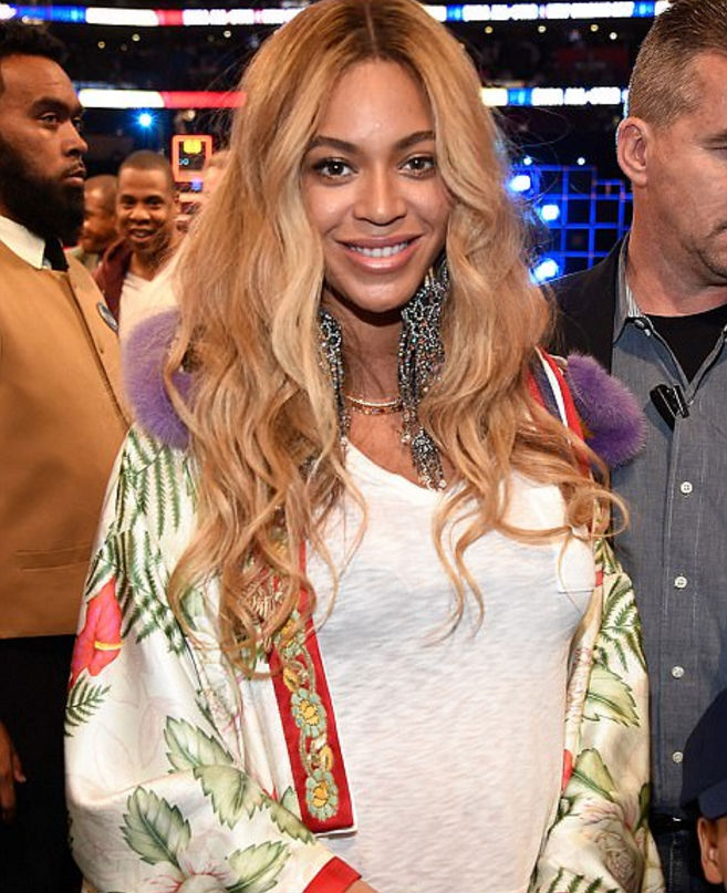 Beyoncé em fevereiro de 2017.