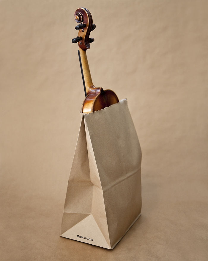 Em Utah, as pessoas não podem carregar violinos dentro de uma sacola de papel