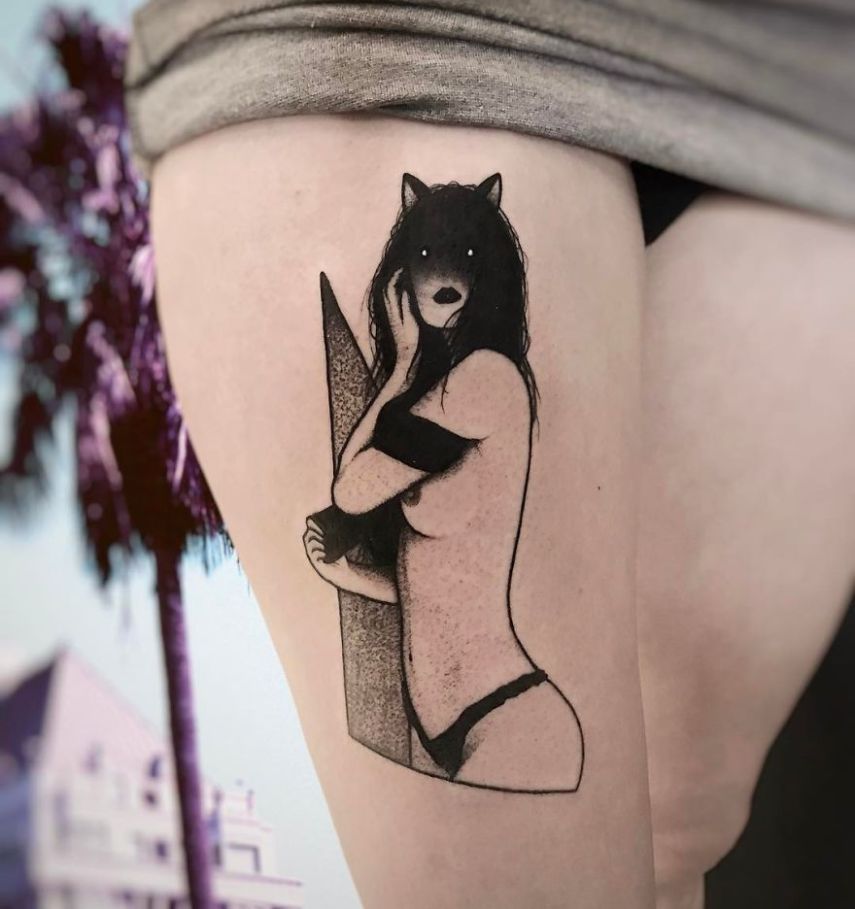 SEWP é um artista de Toronto, no Canadá, que cria tatuagens incríveis. Seus desenhos mais famosos são de mulheres sem rosto, com um quê de erotismo e um tanto assustadoras