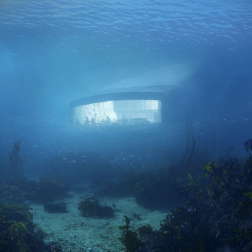 O 'Under' será  primeiro restaurante subaquático da Europa e começará a ser construído no ano que vem