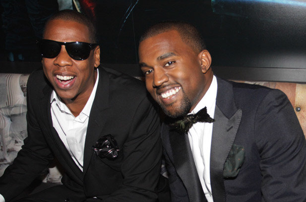 Embora estejam brigados, Jay-Z e Kanye West já lançaram um álbum juntos, o 'Watch the Throne', de 2011. Reis do rap together. 