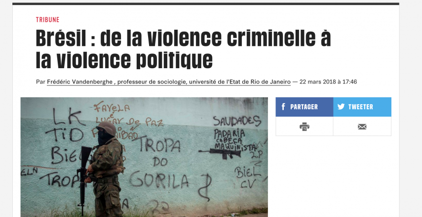 publicado no Libération, na França