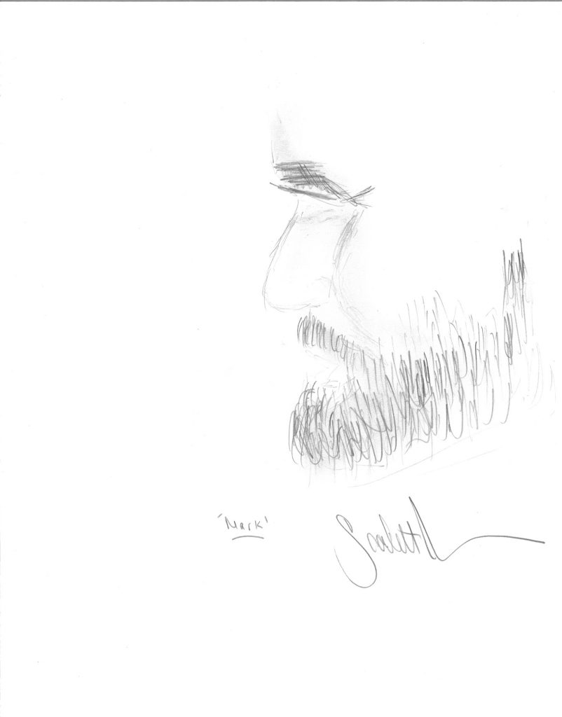 Desenho de Scarlett Johansson