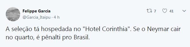 O hotel, em São Petersburgo, chama Corinthia, quase o mesmo que o clube brasileiro do qual o treinador Tite também já foi técnico