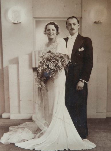 Maurice e Helen se casaram em 1934, após quatro anos de namoro