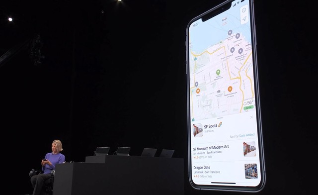 Novo iOS e Maps