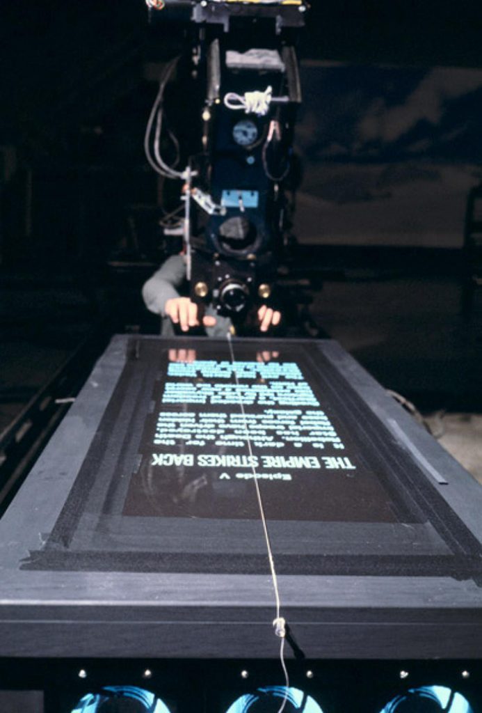 Star Wars (1980): filmagem dos créditos finais