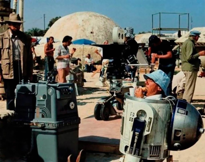 Star Wars (1977): ator faz lanche durante intervalo