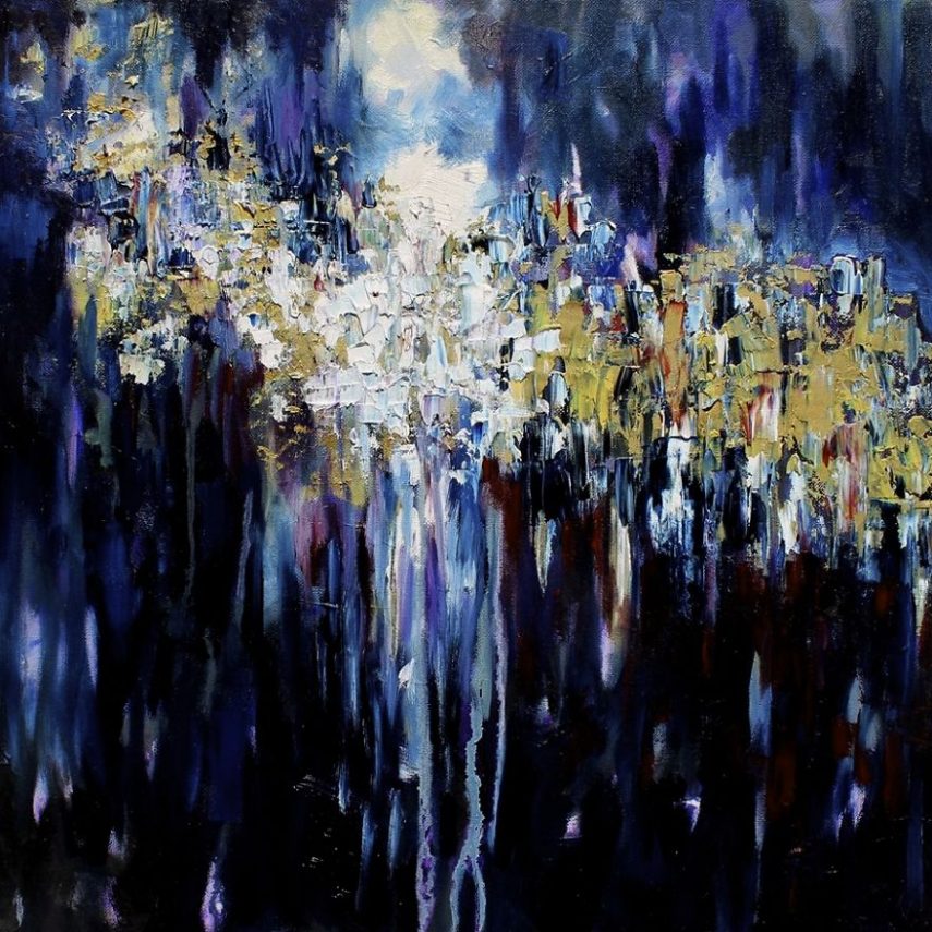 A arte de Melissa McCracken, pintora com sinestesia de som e visão