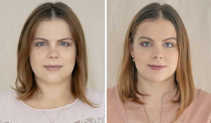 Mulheres antes e depois da maternidade
